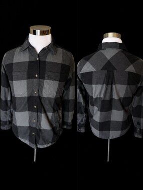 Carhartt Black and Gray Shirt/Jacket